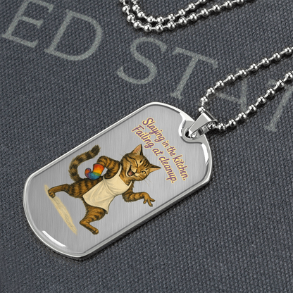 Pride Necklace Custom Name| Dog Tag Chain | Custom Dog Tag