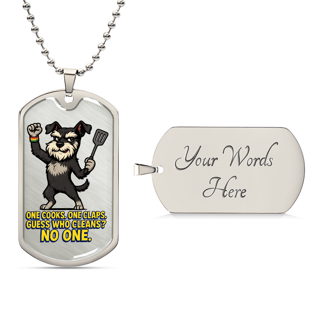 Pride Necklace Custom Name| Dog Tag Chain | Custom Dog Tag