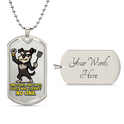 Pride Necklace Custom Name| Dog Tag Chain | Custom Dog Tag