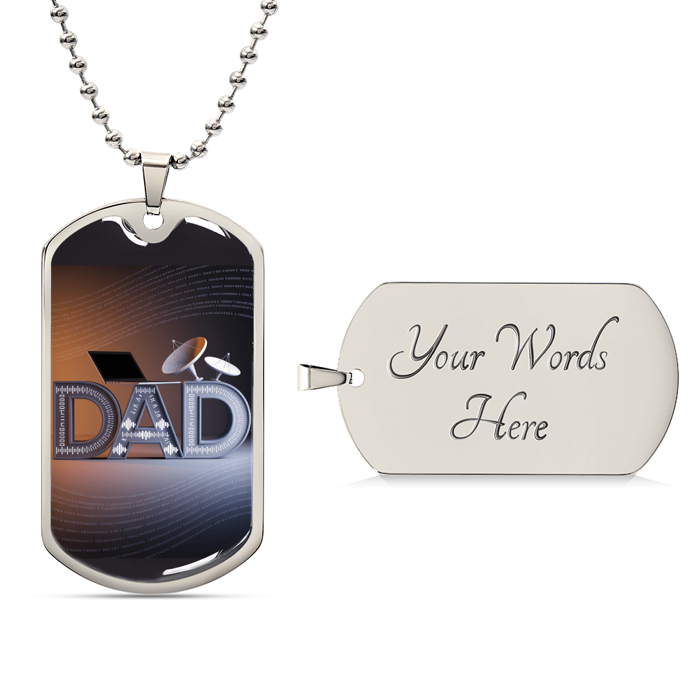 Father gift retirement custom personalized necklace fine jewelry