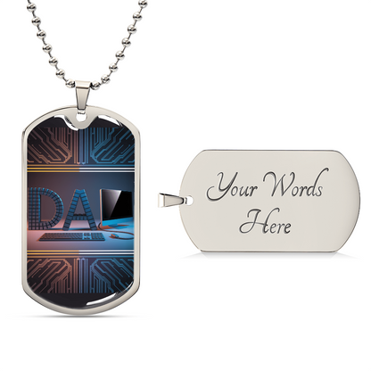 Father's Day Gift Custom Name Necklace | Personalized Necklace