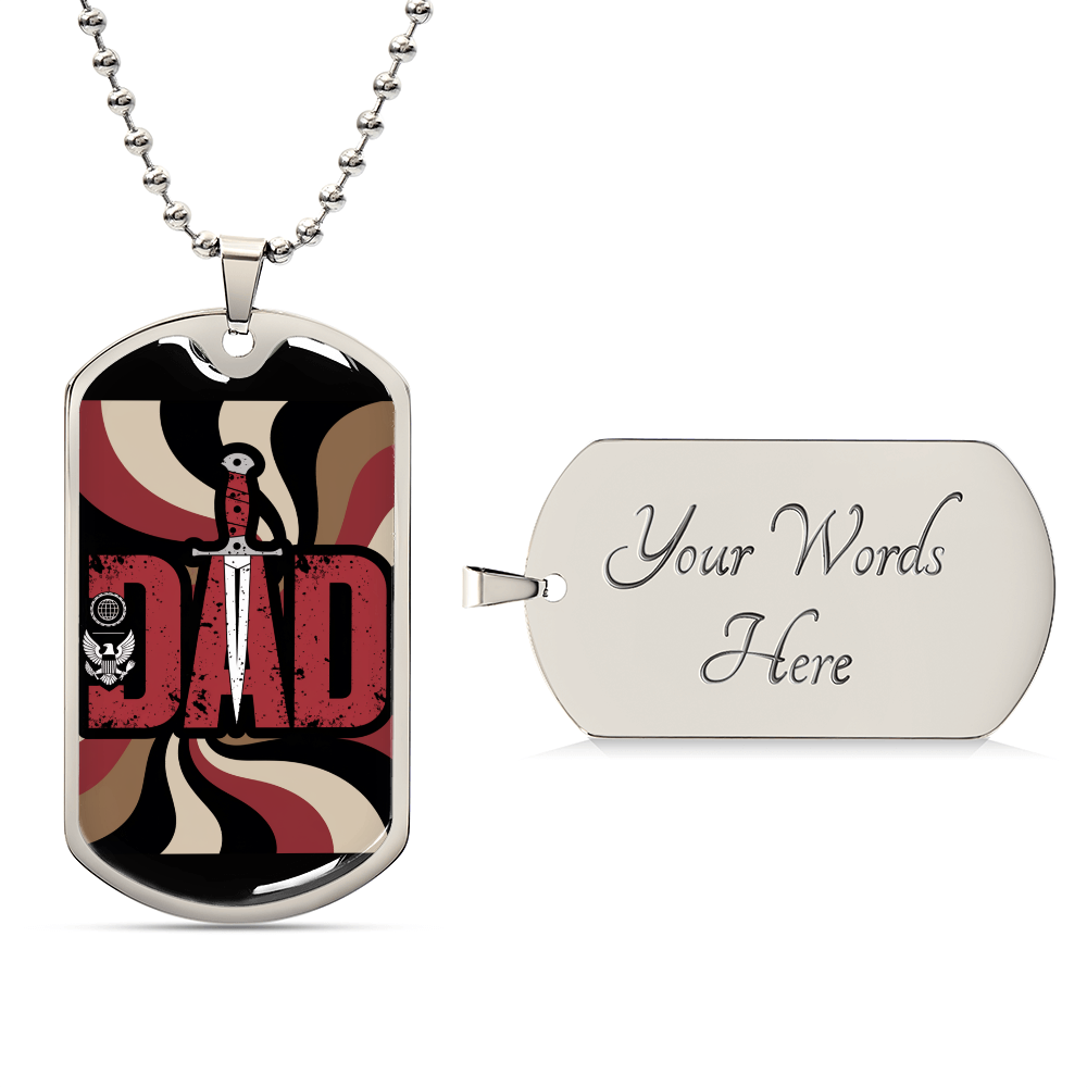 Father gift retirement personalized custom necklace fine jewelry