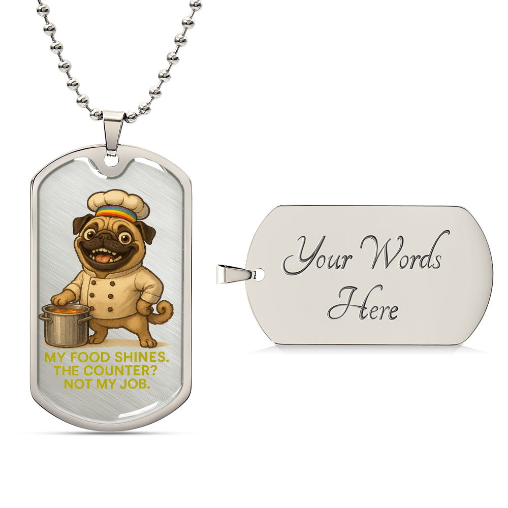 Pride Necklace Custom Name| Dog Tag Chain | Custom Dog Tag