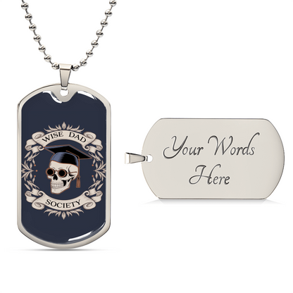 Father gift retirement personalized custom necklace fine jewelry