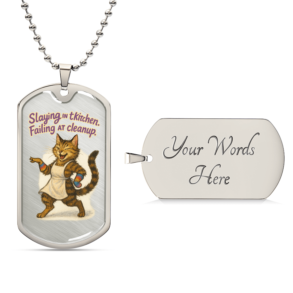 Pride Necklace Custom Name| Dog Tag Chain | Custom Dog Tag