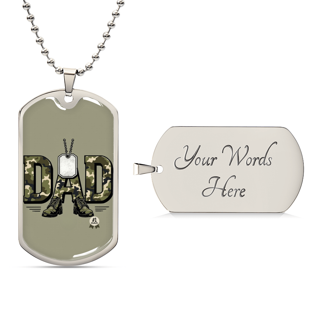 Father gift retirement personalized custom necklace fine jewelry