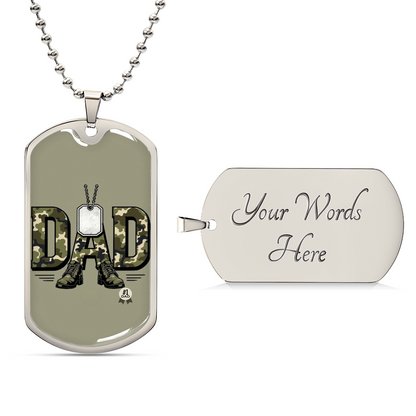 Father gift retirement personalized custom necklace fine jewelry
