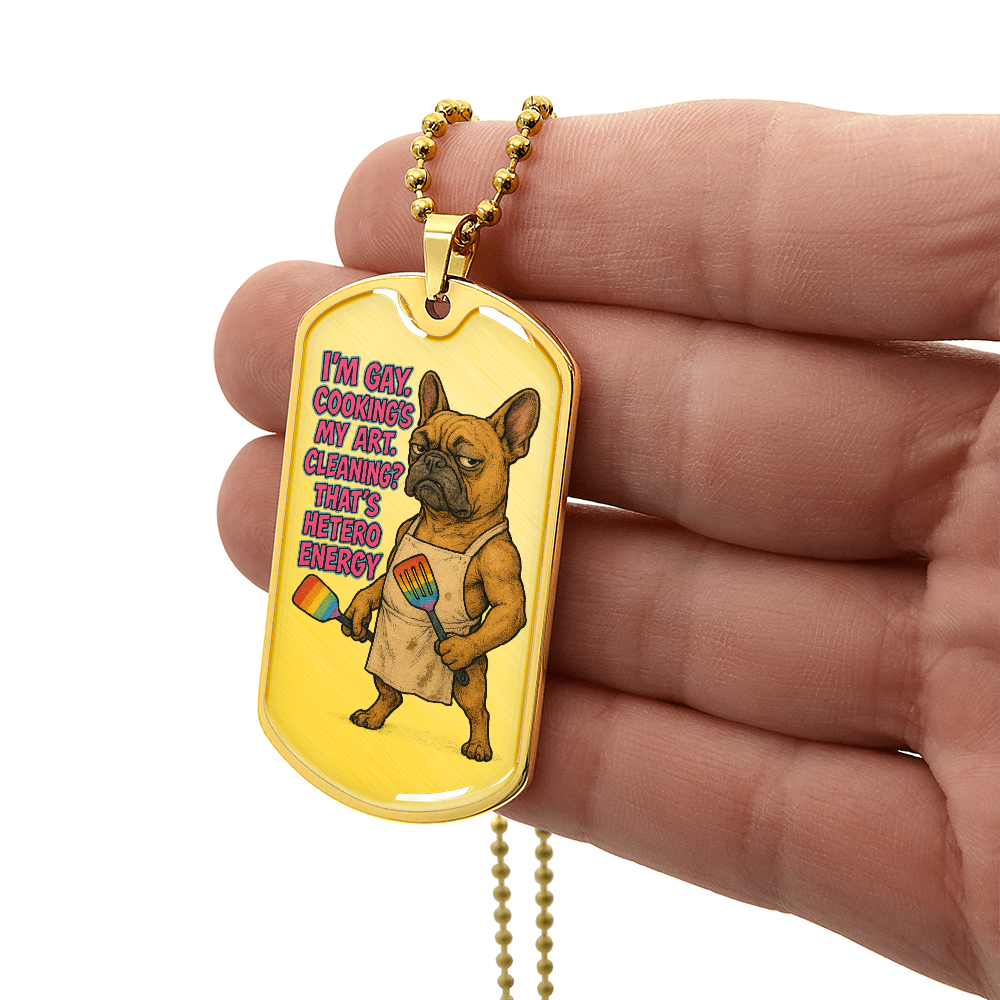 Pride Necklace Custom Name| Dog Tag Chain | Custom Dog Tag