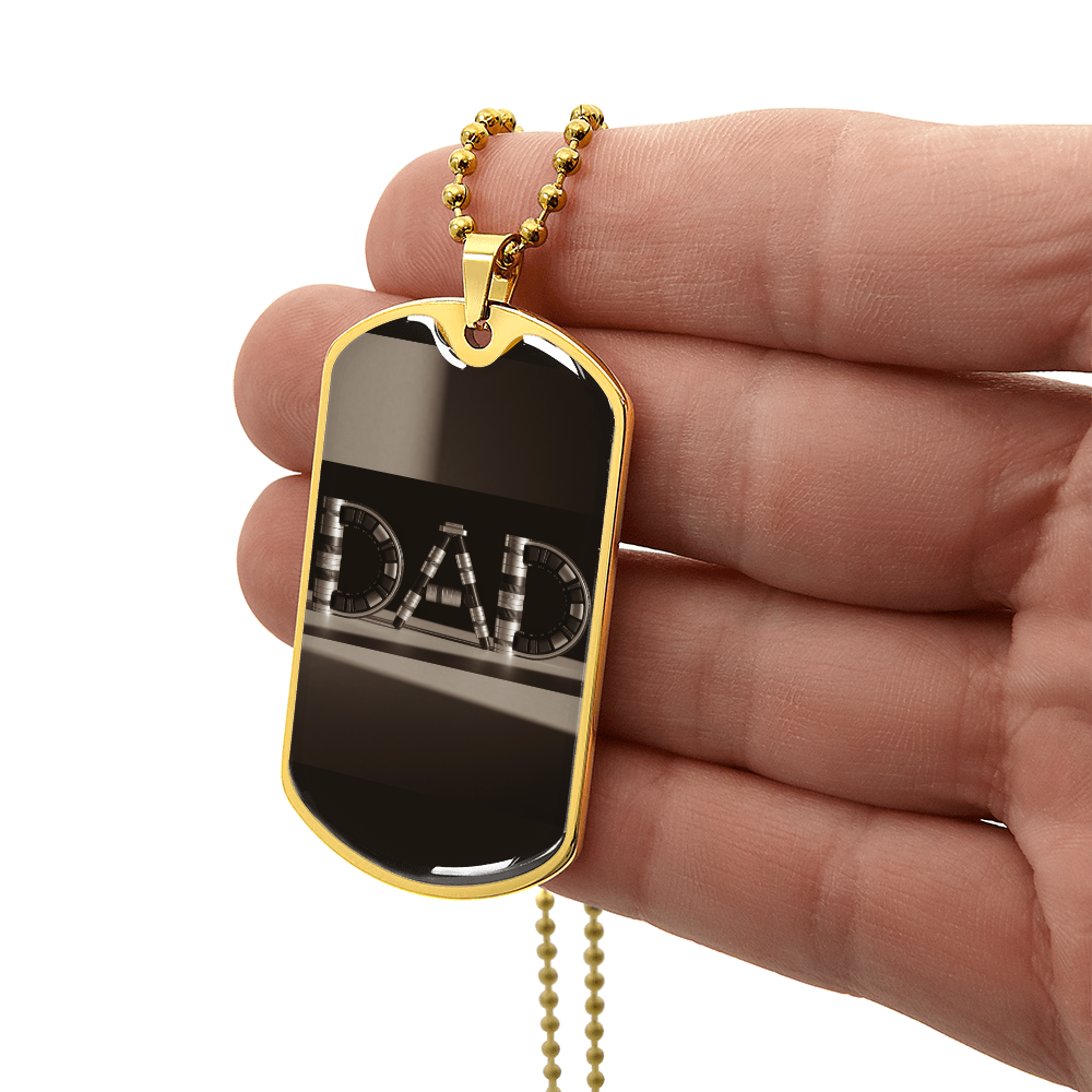 Father gift retirement personalized custom necklace fine jewelry
