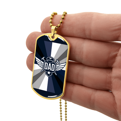 Father gift retirement personalized custom necklace fine jewelry