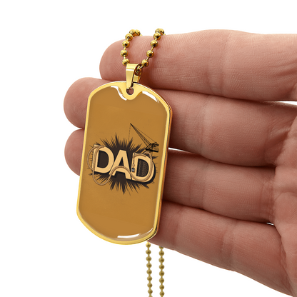 Dad gift retirement personalized coustum necklace