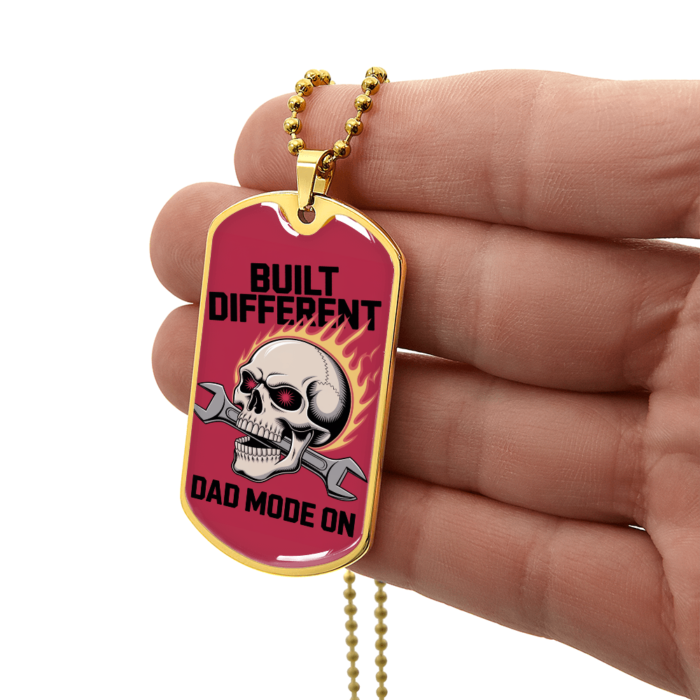 Father gift retirement personalized tag custom necklace fine jewelry