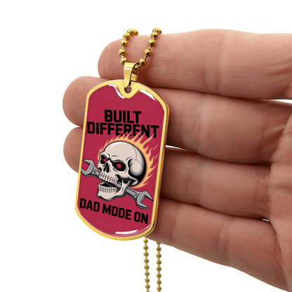 Father gift retirement personalized tag custom necklace fine jewelry