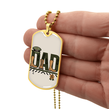 Father gift retirement personalized custom necklace fine jewelry