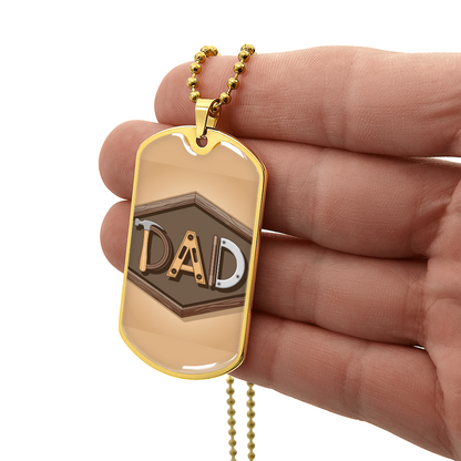 Father gift retirement personalized custom necklace fine jewelry