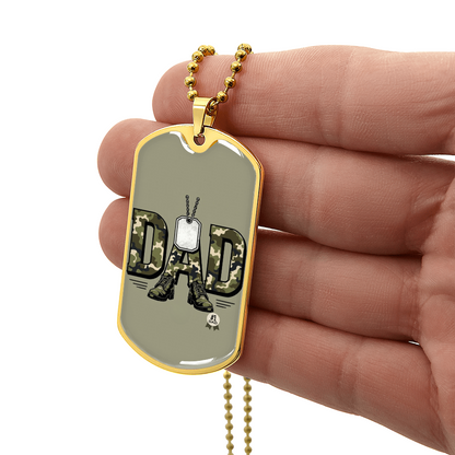 Father gift retirement personalized custom necklace fine jewelry