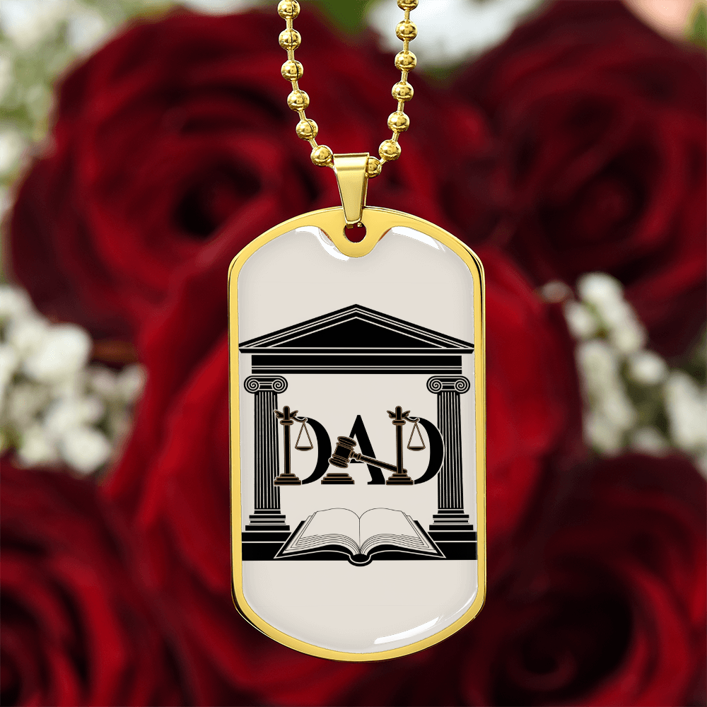 Father gift retirement personalized custom necklace fine jewelry
