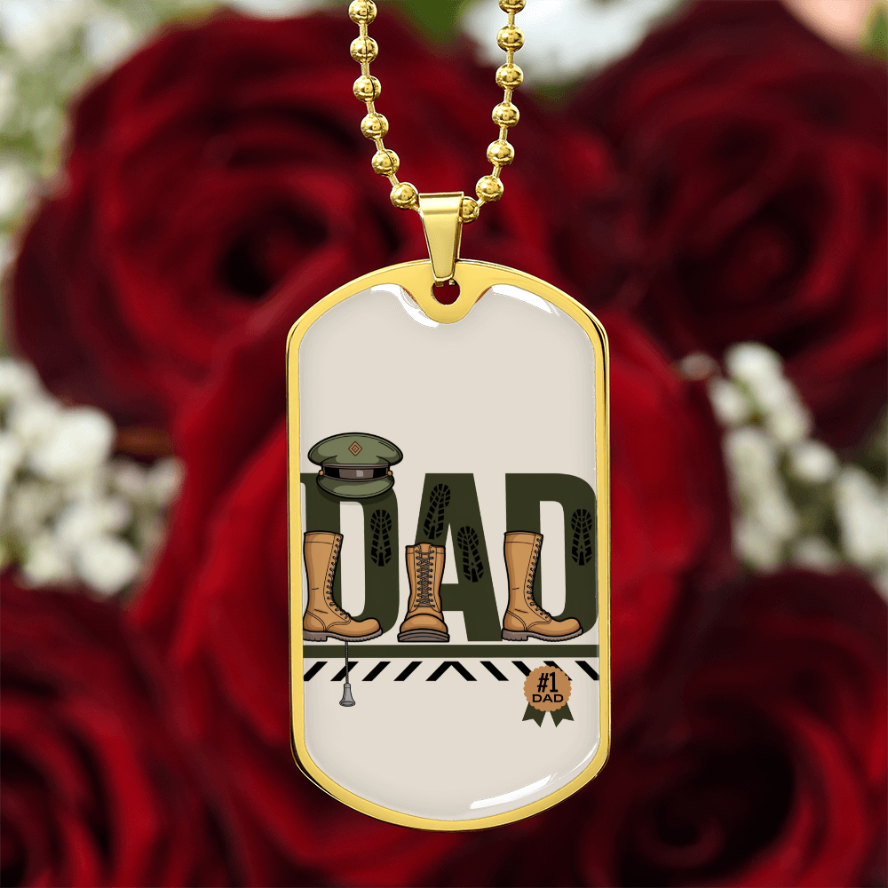 Father gift retirement personalized custom necklace fine jewelry