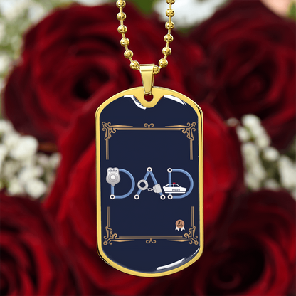 Father gift retirement personalized custom tag