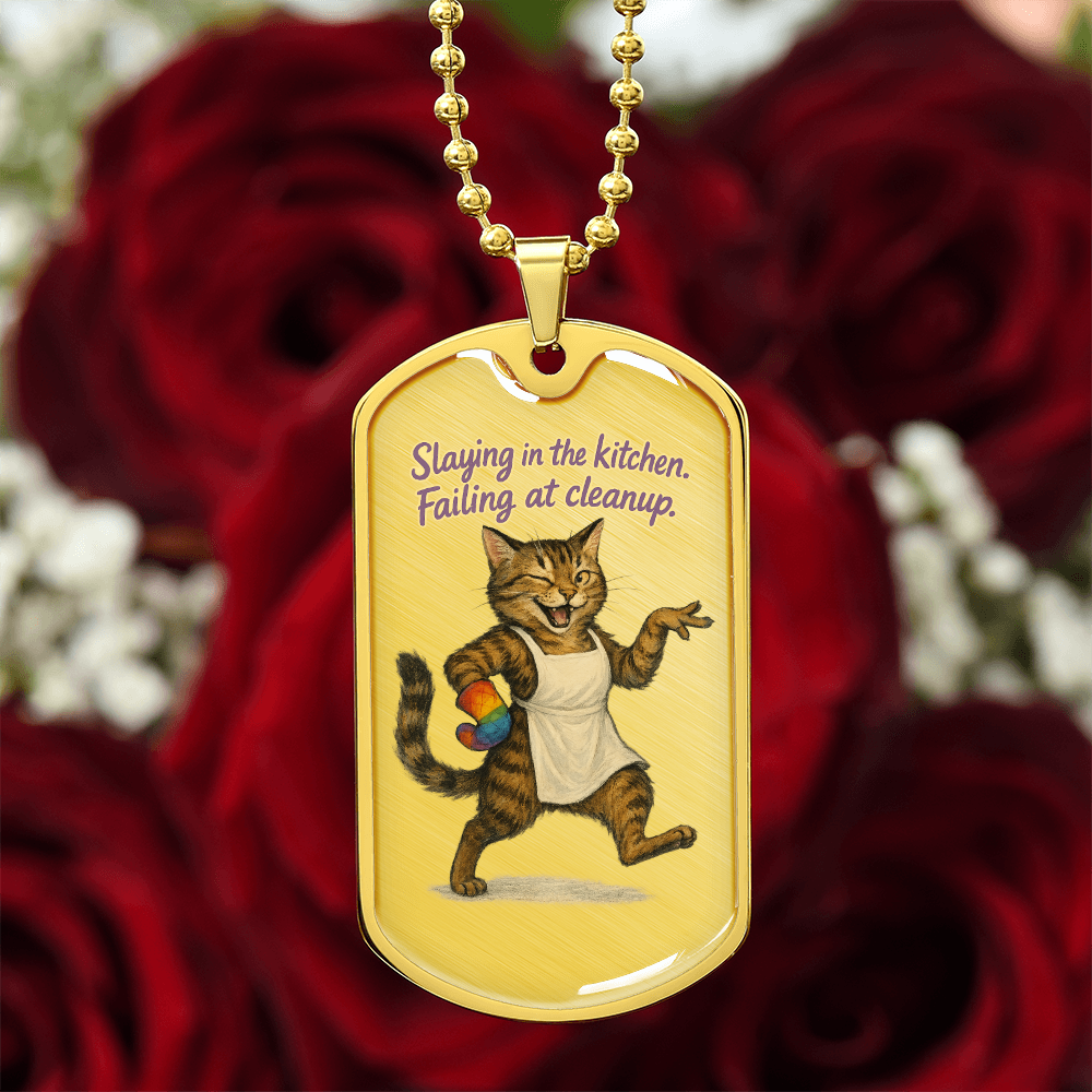 Pride Necklace Custom Name| Dog Tag Chain | Custom Dog Tag
