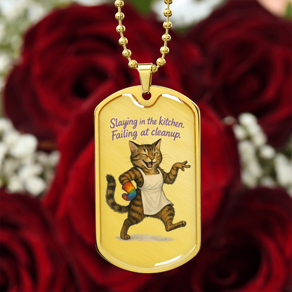 Pride Necklace Custom Name| Dog Tag Chain | Custom Dog Tag