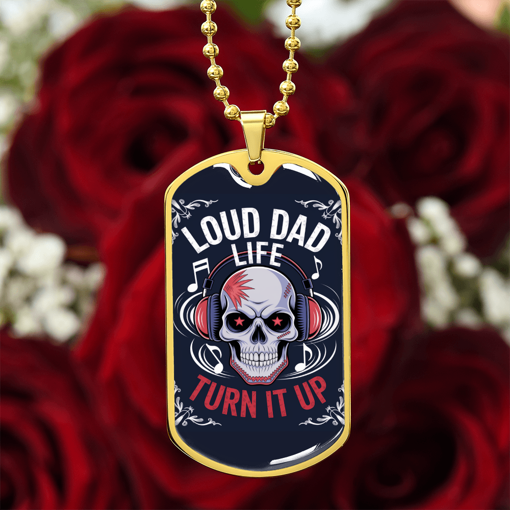 Father gift retirement custom tag necklace fine jewelry