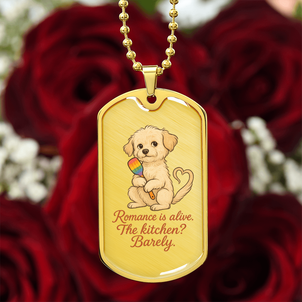 Pride Necklace Custom Name| Dog Tag Chain | Custom Dog Tag