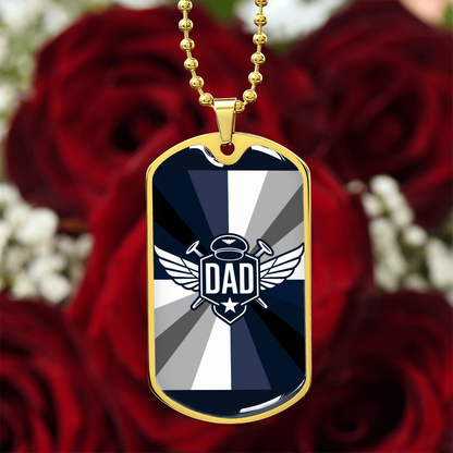 Father gift retirement personalized custom necklace fine jewelry