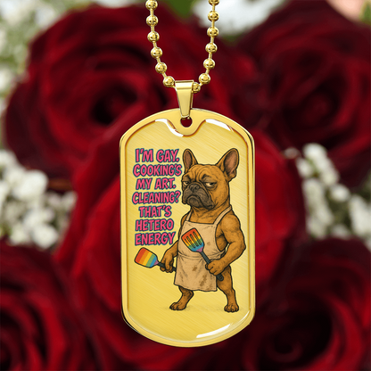 Pride Necklace Custom Name| Dog Tag Chain | Custom Dog Tag