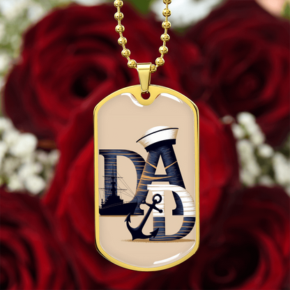 Father gift retirement personalized custom necklace fine jewelry