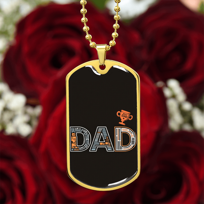 Father gift retirement personalized custom necklace fine jewelry