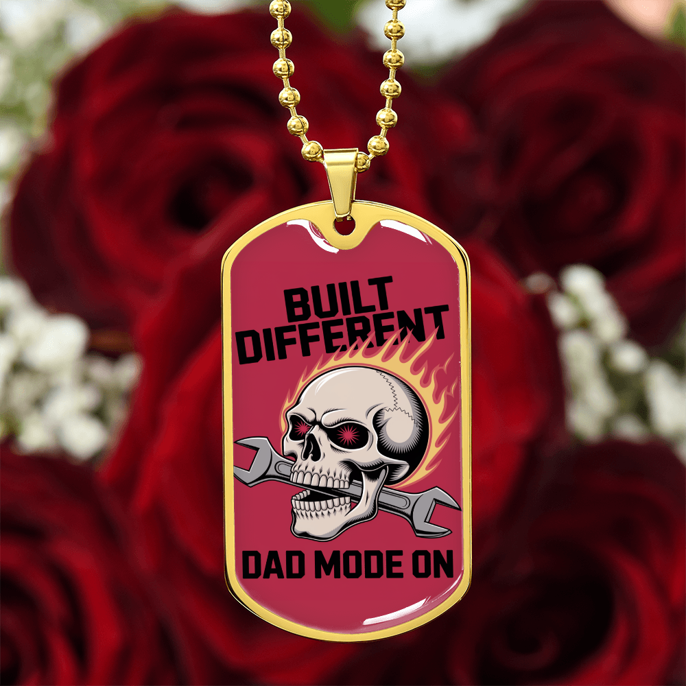 Father gift retirement personalized tag custom necklace fine jewelry