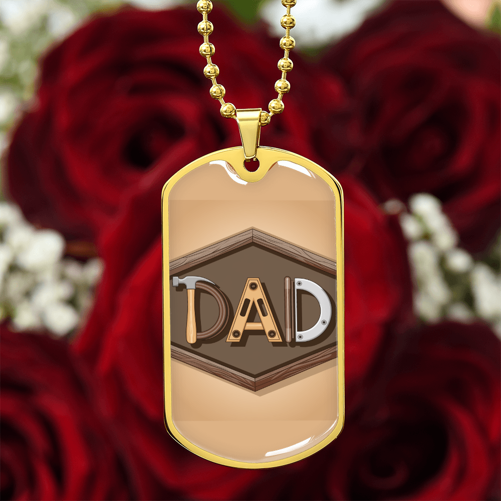 Father gift retirement personalized custom necklace fine jewelry