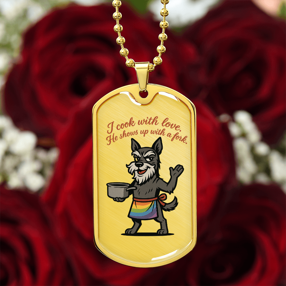 Pride Necklace Custom Name| Dog Tag Chain | Custom Dog Tag