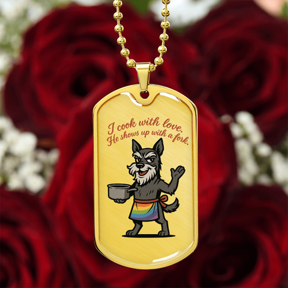 Pride Necklace Custom Name| Dog Tag Chain | Custom Dog Tag