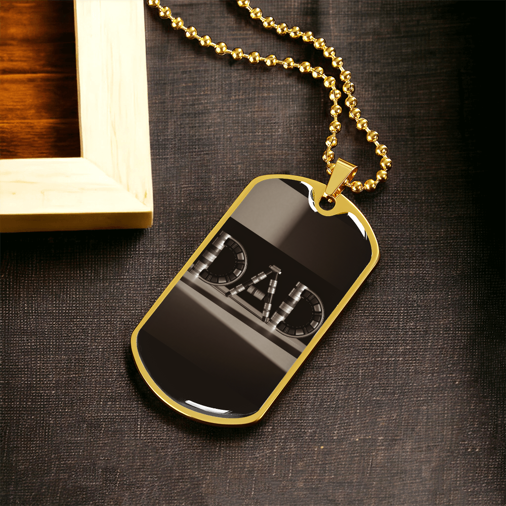 Father gift retirement personalized custom necklace fine jewelry