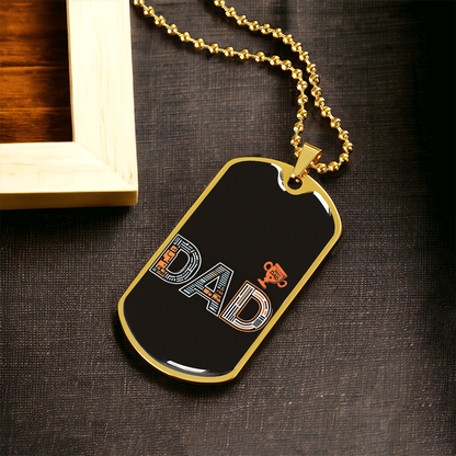 Father gift retirement personalized custom necklace fine jewelry