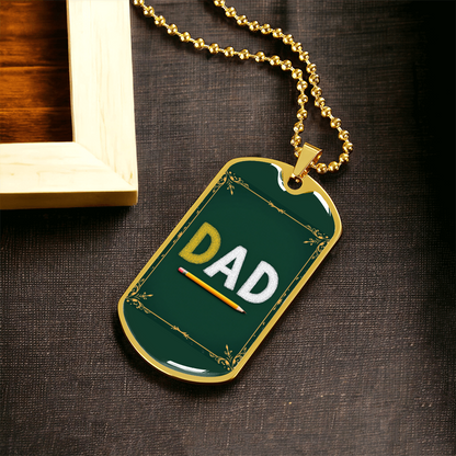 Father gift retirement personalized custom necklace fine jewelry