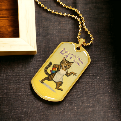 Pride Necklace Custom Name| Dog Tag Chain | Custom Dog Tag
