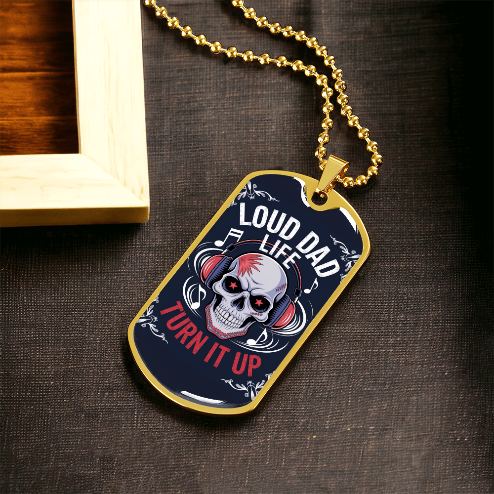 Father gift retirement custom tag necklace fine jewelry