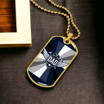 Father gift retirement personalized custom necklace fine jewelry
