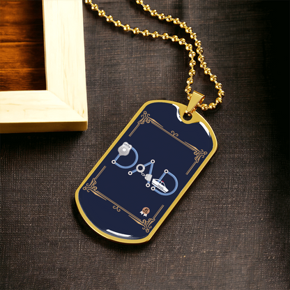 Father gift retirement personalized custom tag