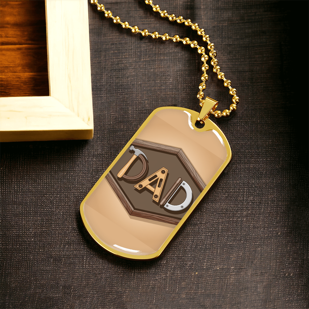 Father gift retirement personalized custom necklace fine jewelry