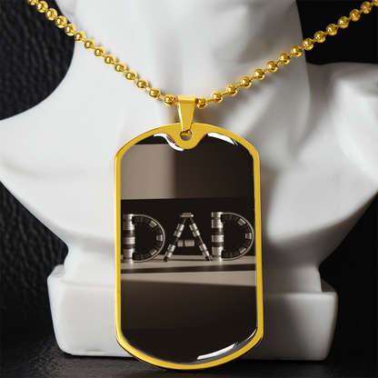 Father gift retirement personalized custom necklace fine jewelry