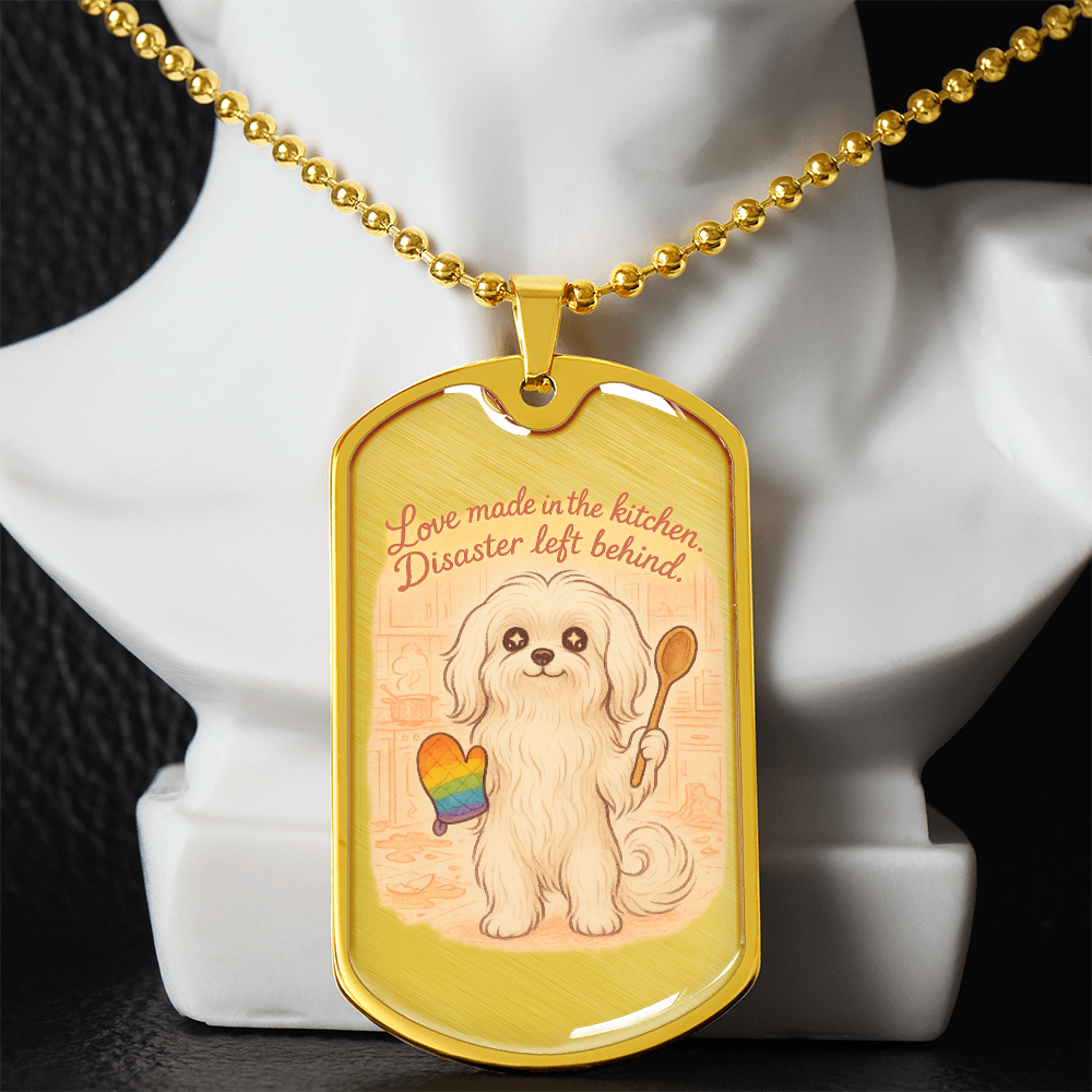Pride Necklace Custom Name| Dog Tag Chain | Custom Dog Tag