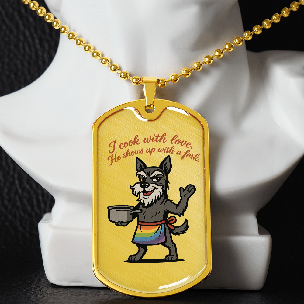 Pride Necklace Custom Name| Dog Tag Chain | Custom Dog Tag