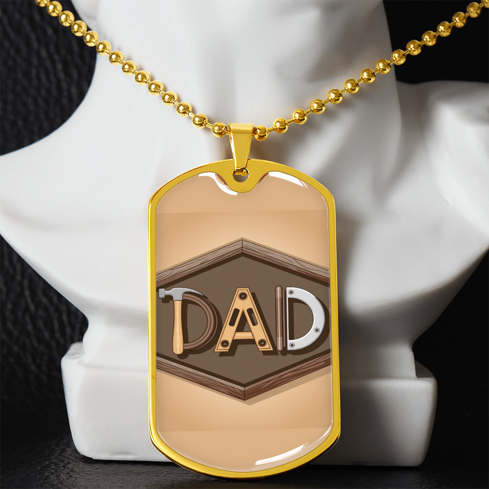 Father gift retirement personalized custom necklace fine jewelry