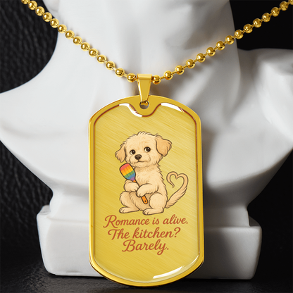 Pride Necklace Custom Name| Dog Tag Chain | Custom Dog Tag