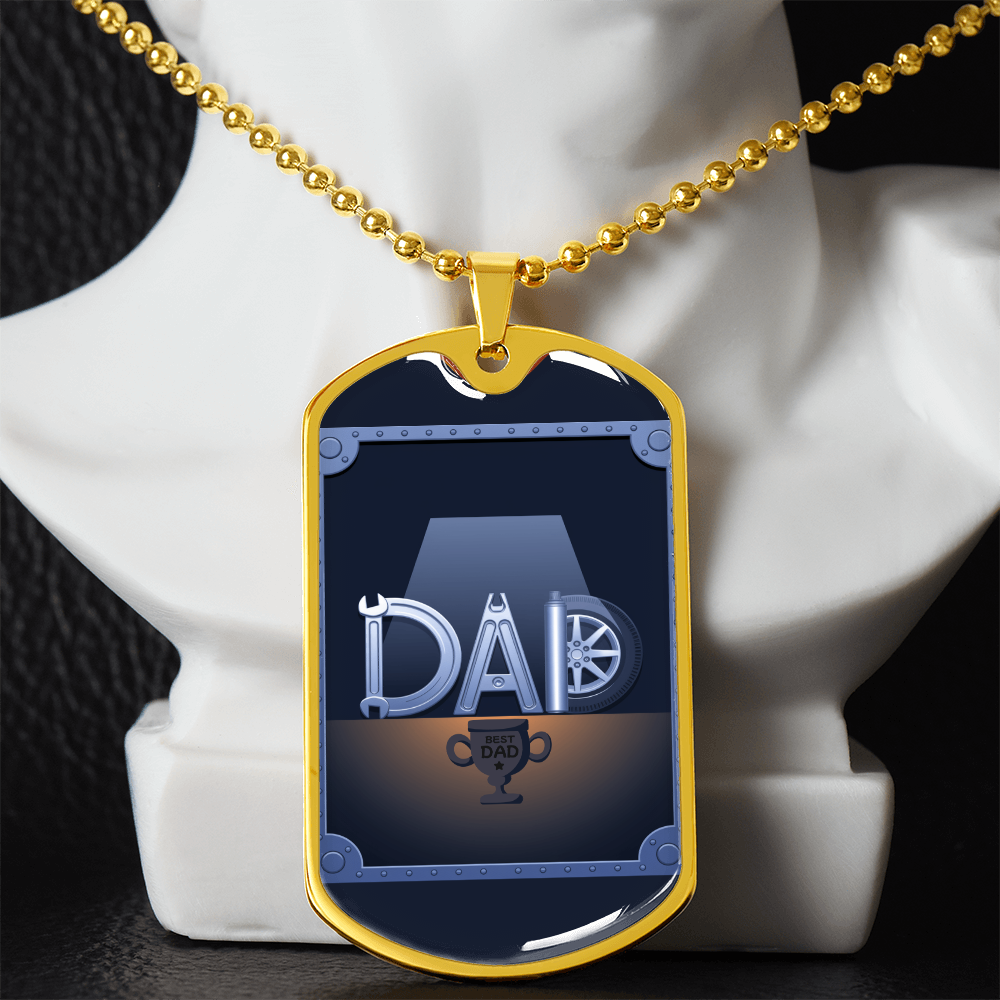 Father gift retirement custom personalized necklace fine jewelry