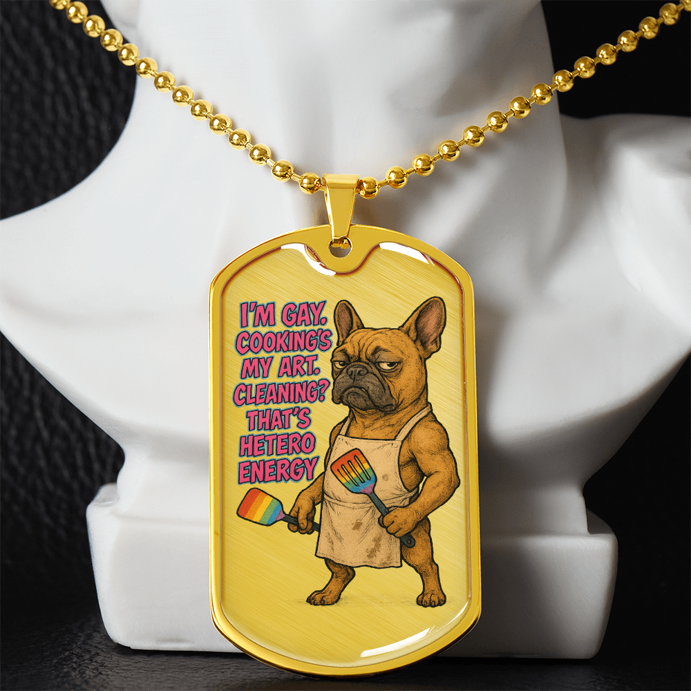 Pride Necklace Custom Name| Dog Tag Chain | Custom Dog Tag